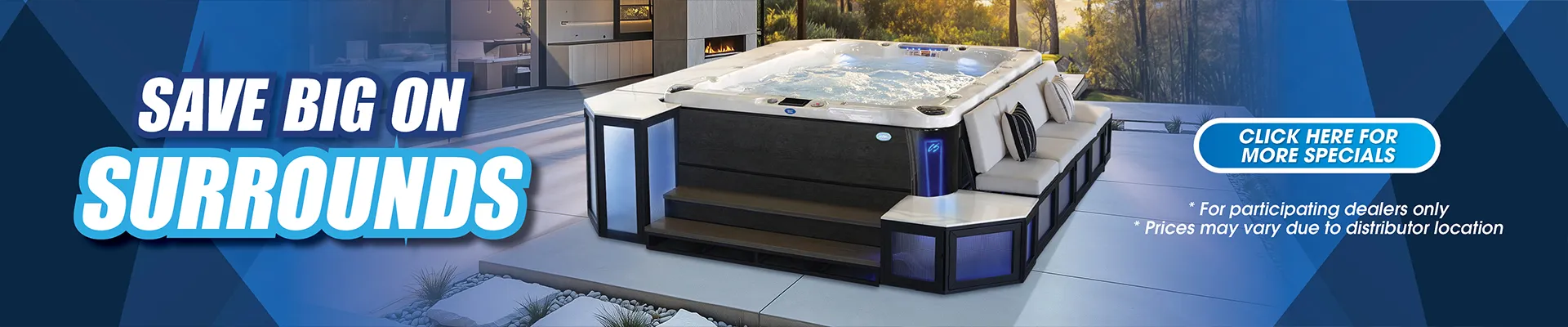 Calspas hot tub being used in a family setting - Midwest City