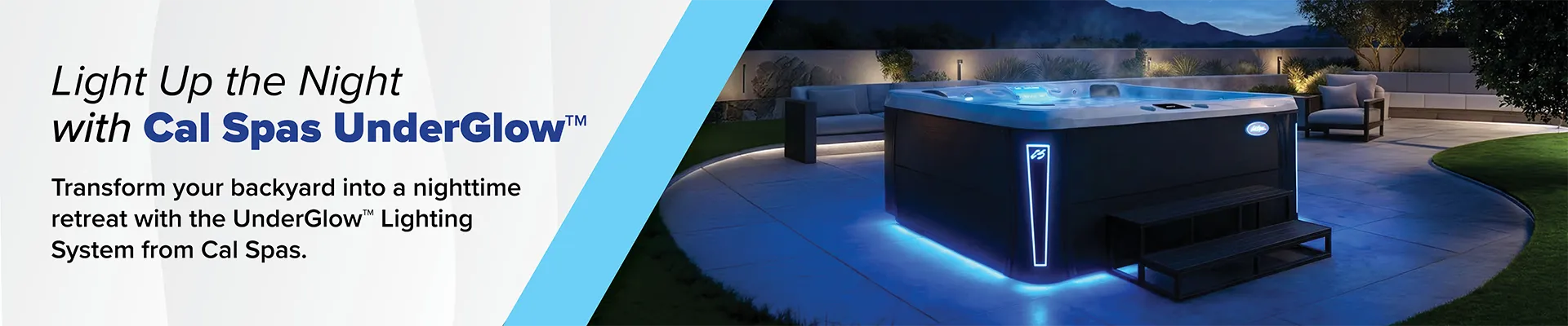 Calspas hot tub being used in a family setting - Midwest City